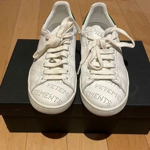 Vetements White Perforates Low Top Sneakers
